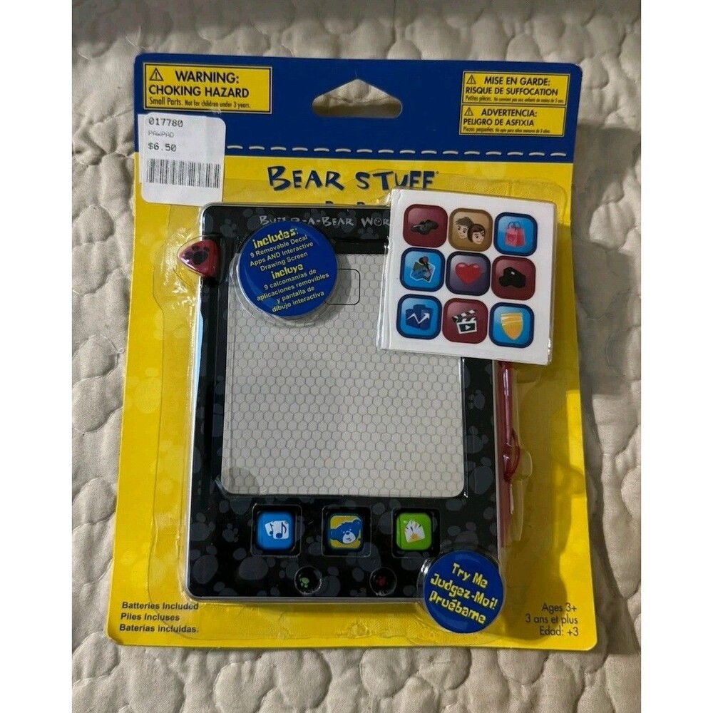 RARE 2011 Build-A-Bear PawPad Tablet Bear Stuff NEW SEALED Vintage Accessory
